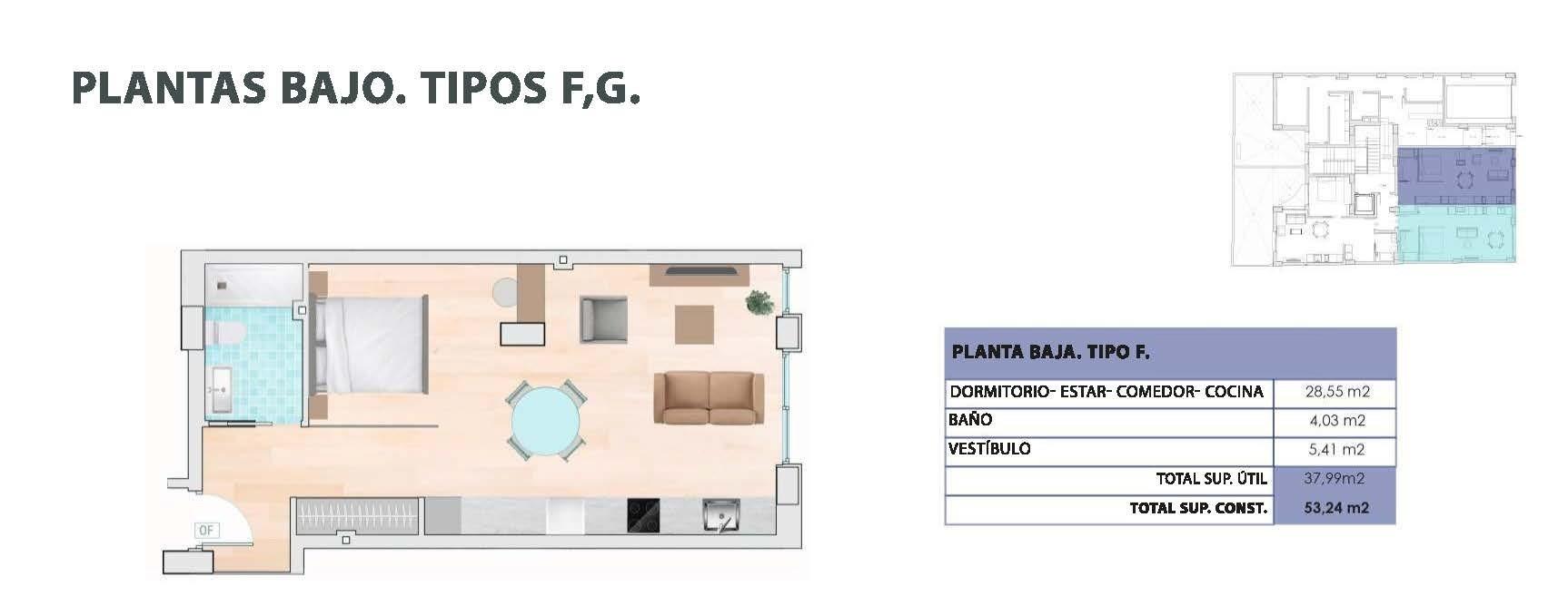 Apartment à Guardamar del Segura, Alicante, Espagne 1 chambre, 52 m2 No. 183460