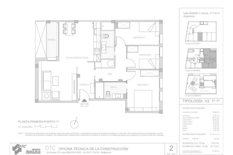 Huoneisto myytävänä Argentona, Barcelona, Espanja, 3 makuuhuonetta, No. 141171 - kuva 2