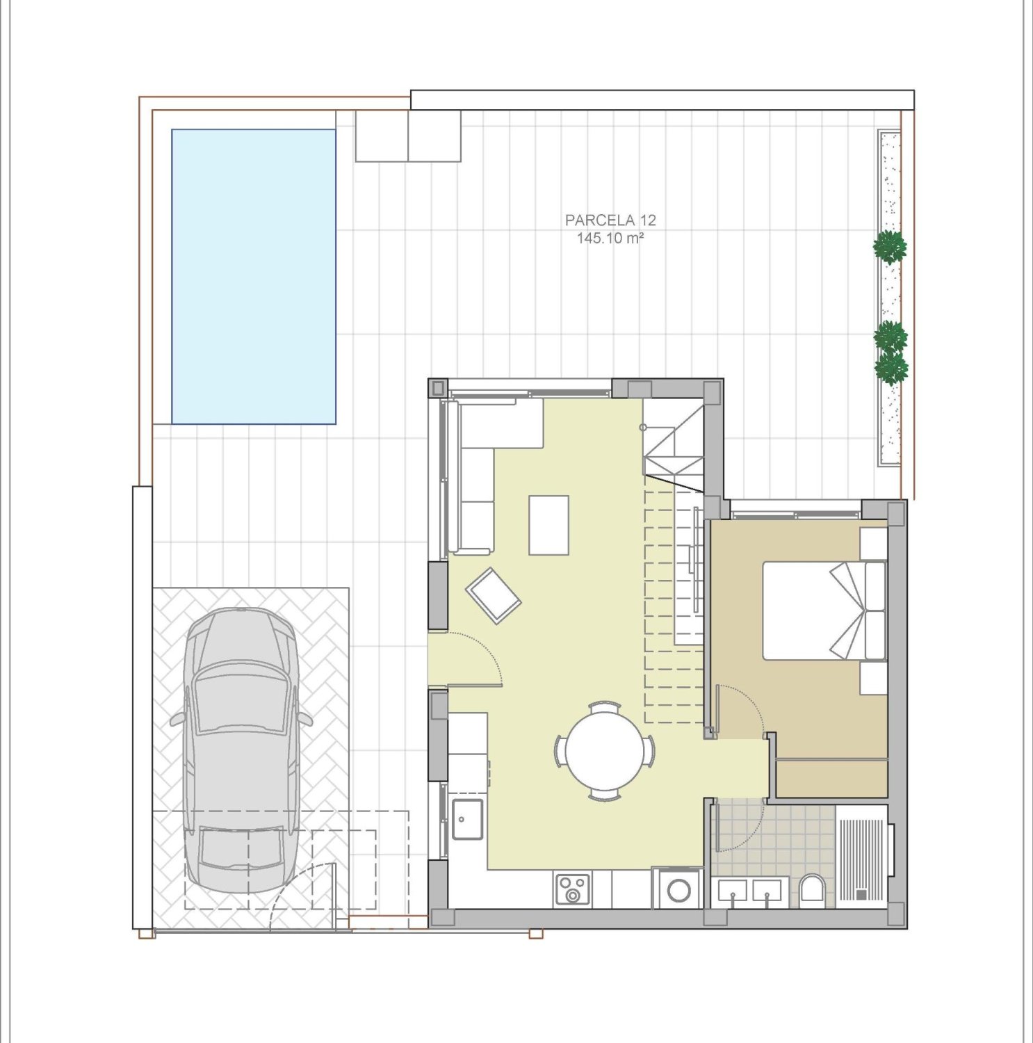 Villa in Vistabella, Alicante, Spain 3 bedrooms, 95 sq.m. No. 142743