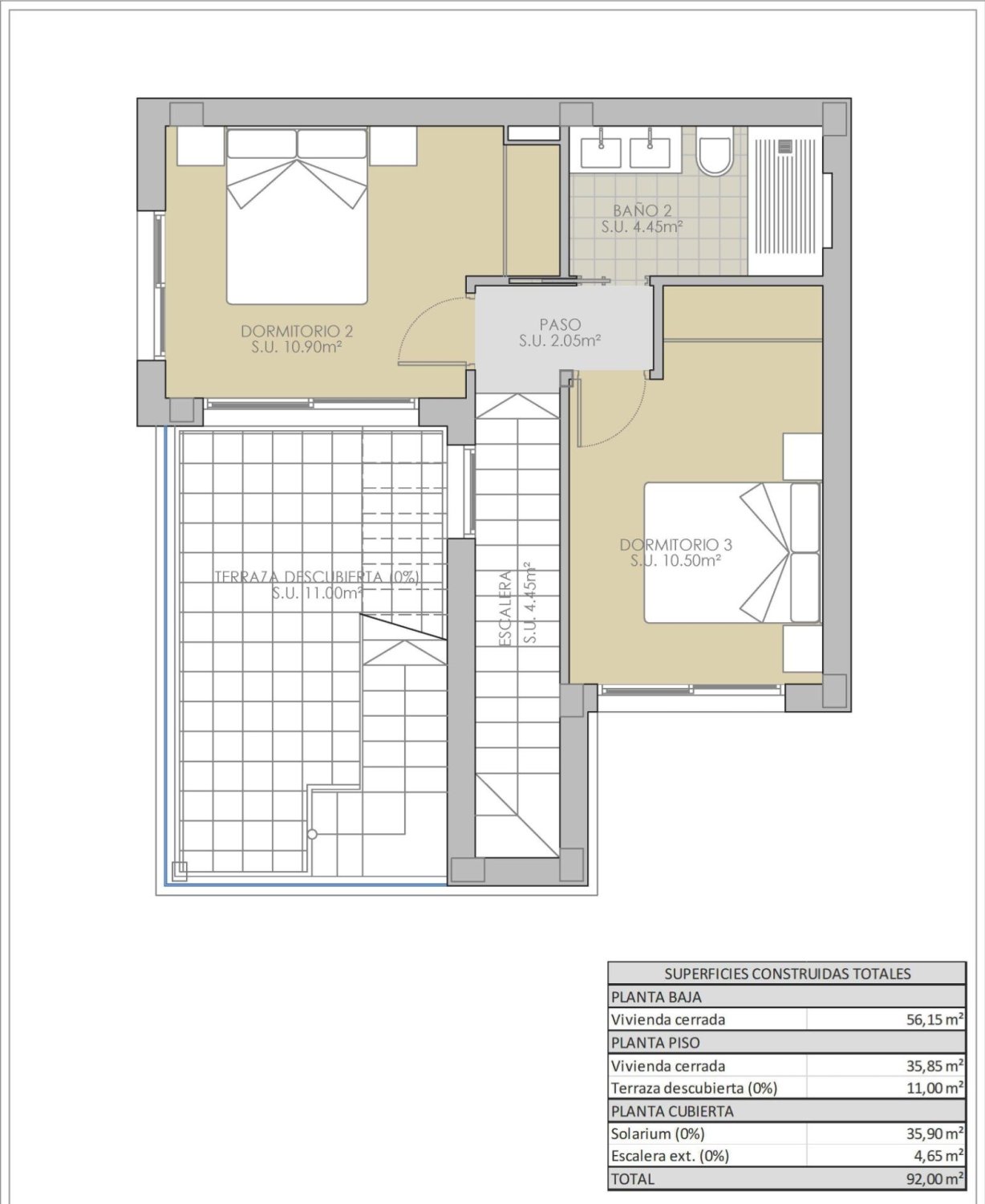 Villa in Vistabella, Alicante, Spain 3 bedrooms, 95 sq.m. No. 142743