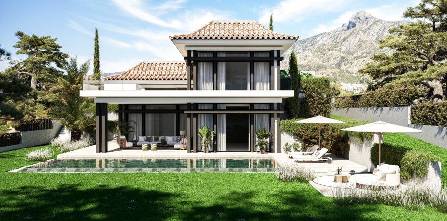 Villa in Marbella, Malaga, Spain 4 bedrooms, 551.92 sq.m. No. 174780