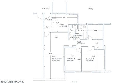 Apartament w Madrid, Hiszpania 2 sypialnie, 86 mkw. nr 172593 – zdjęcie 28