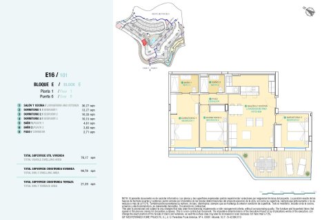 Huoneisto myytävänä Aguilas, Murcia, Espanja, 3 makuuhuonetta, 90 m2 No. 135194 - kuva 13