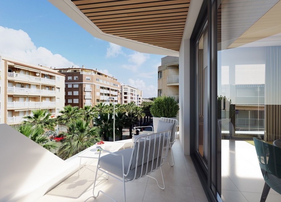 Apartament w Guardamar del Segura, Alicante, Hiszpania 2 sypialnie, 80 mkw. nr 145236