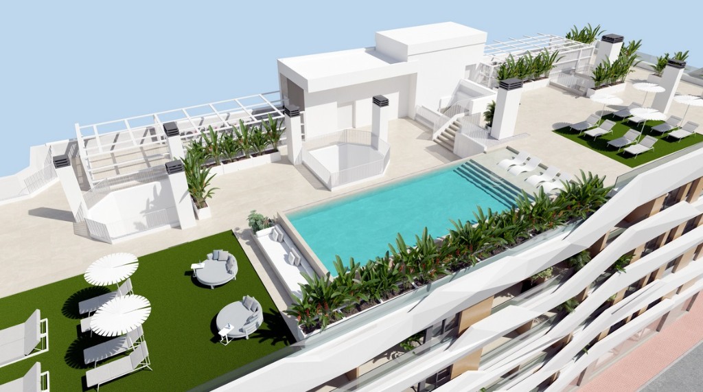 Apartament w Guardamar del Segura, Alicante, Hiszpania 2 sypialnie, 80 mkw. nr 145236