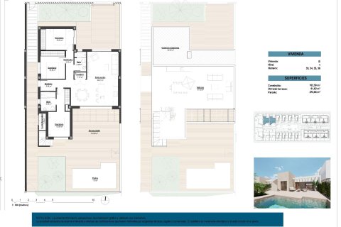 Huvila myytävänä Los Alcazares, Murcia, Espanja, 3 makuuhuonetta, 102 m2 No. 141904 - kuva 12