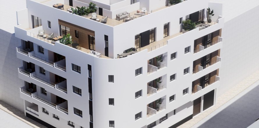 Huoneisto Torrevieja, Alicante, Espanja 1 makuuhuone, 64 m2 No. 192342