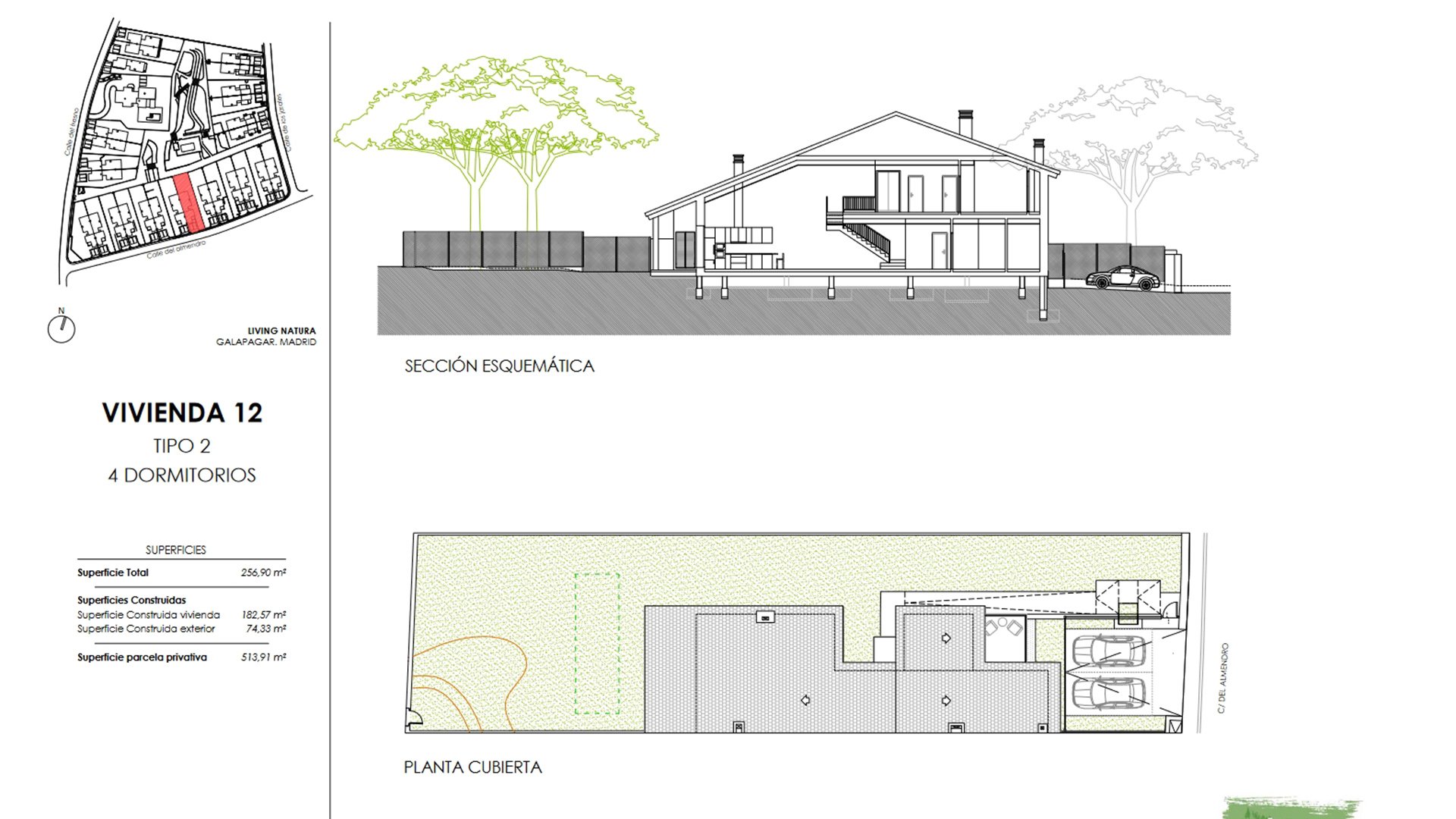 Villa in Living Natura, Colmenarejo, Madrid, Spa, 4 bedrooms, 133.36 sq.m. No. 73826