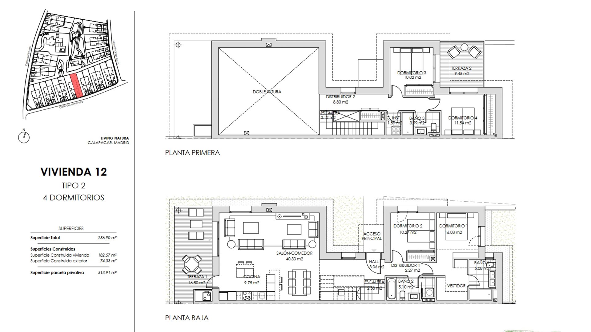 Villa in Living Natura, Colmenarejo, Madrid, Spa, 4 bedrooms, 133.36 sq.m. No. 73826