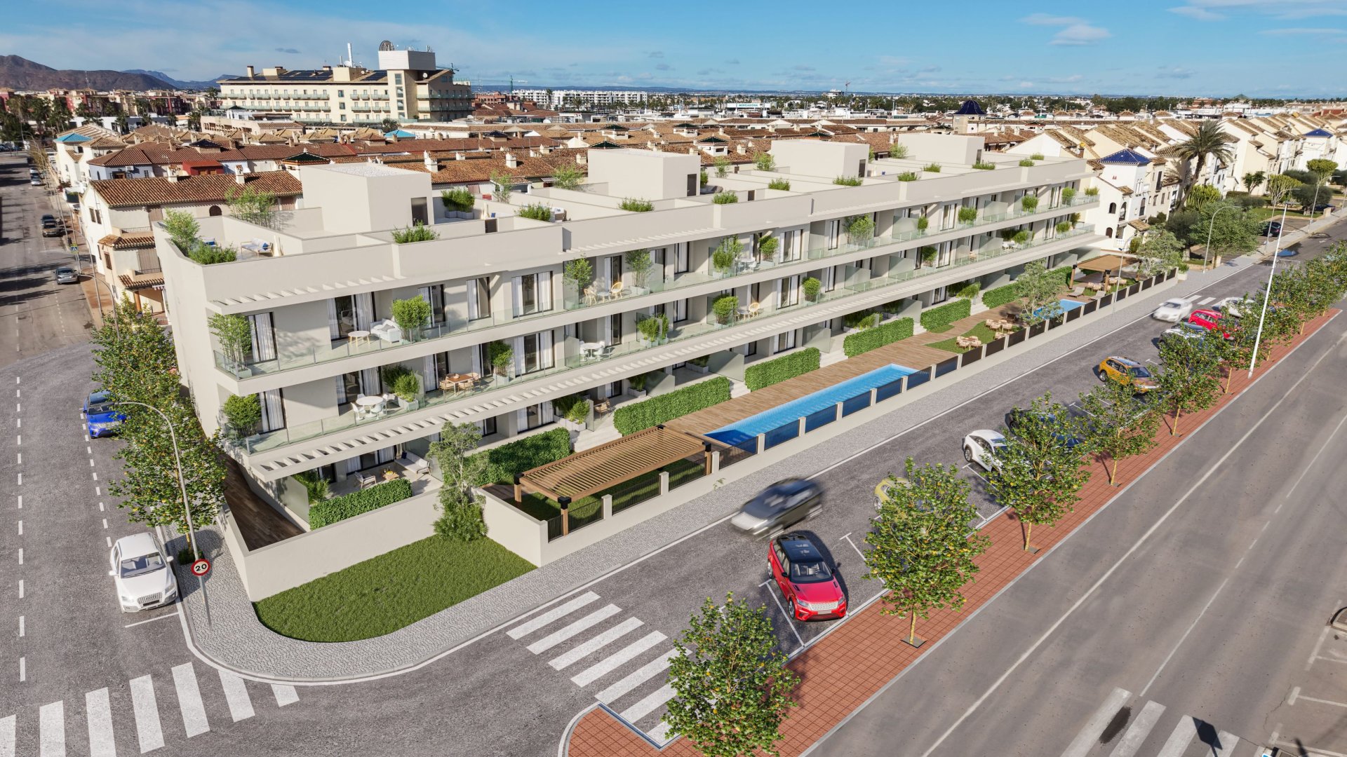 Apartament w Los Alcazares, Murcia, Hiszpania 3 sypialnie,  nr 193221