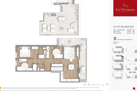 Penthouse w Sant Boi de Llobregat, Barcelona, Hiszpania 3 sypialnie, 90 mkw. nr 150659 – zdjęcie 24