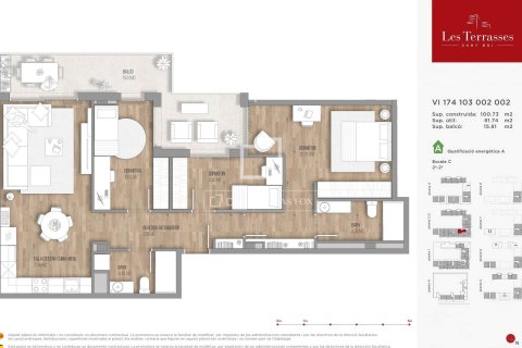 Dzīvoklis pārdošanā Sant Boi de Llobregat, Barcelona, Spānijā 3 istabas, 100 m2 Nr. 150658 - attēls 20