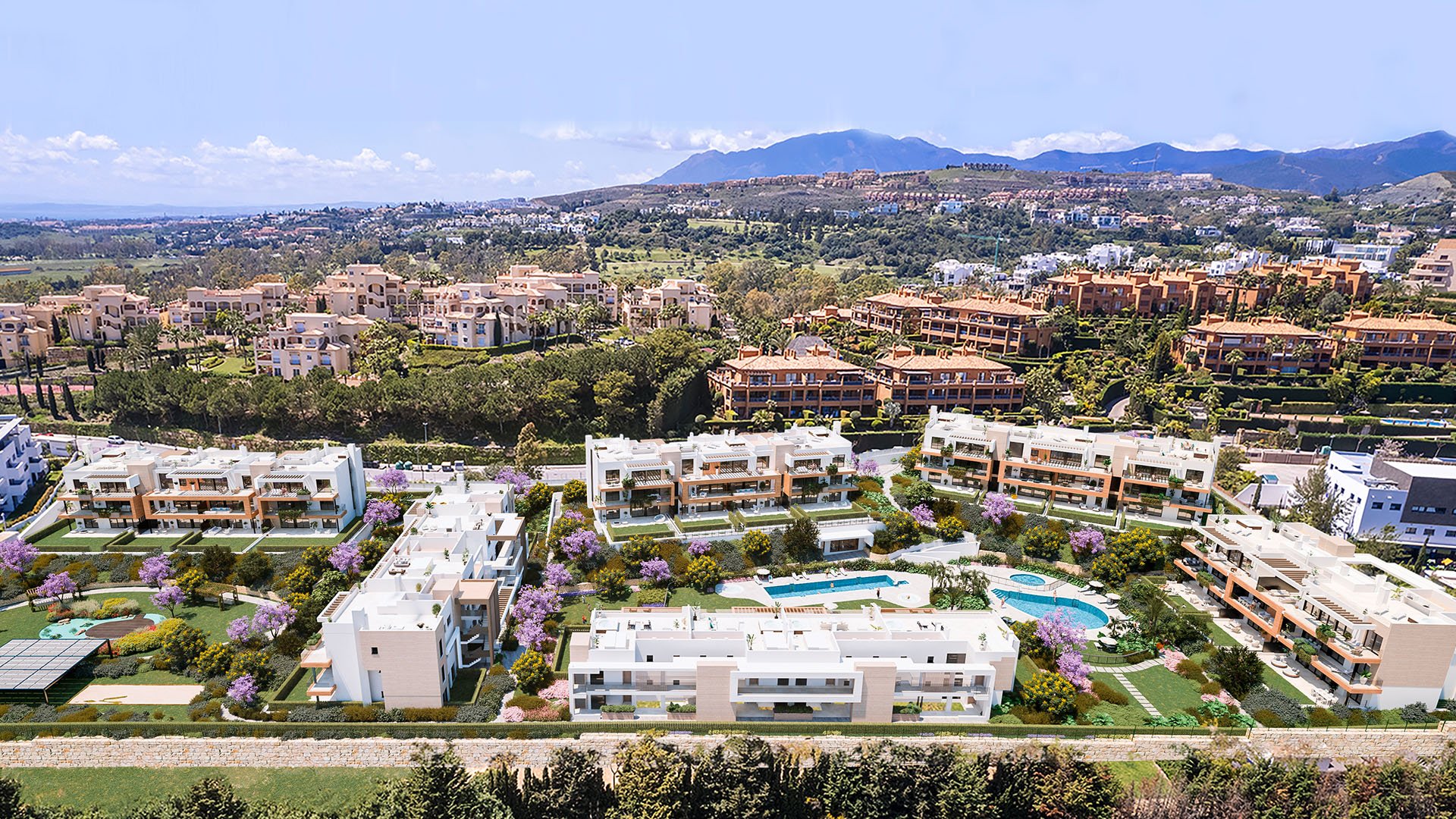 Bungalow a Estepona, Malaga, Spagna 2 camere da letto, 131 mq. N° 135429