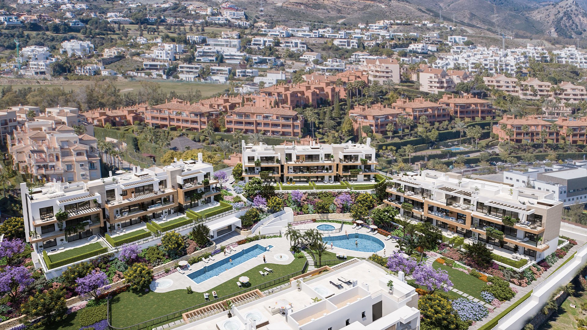 Bungalow a Estepona, Malaga, Spagna 2 camere da letto, 131 mq. N° 135429