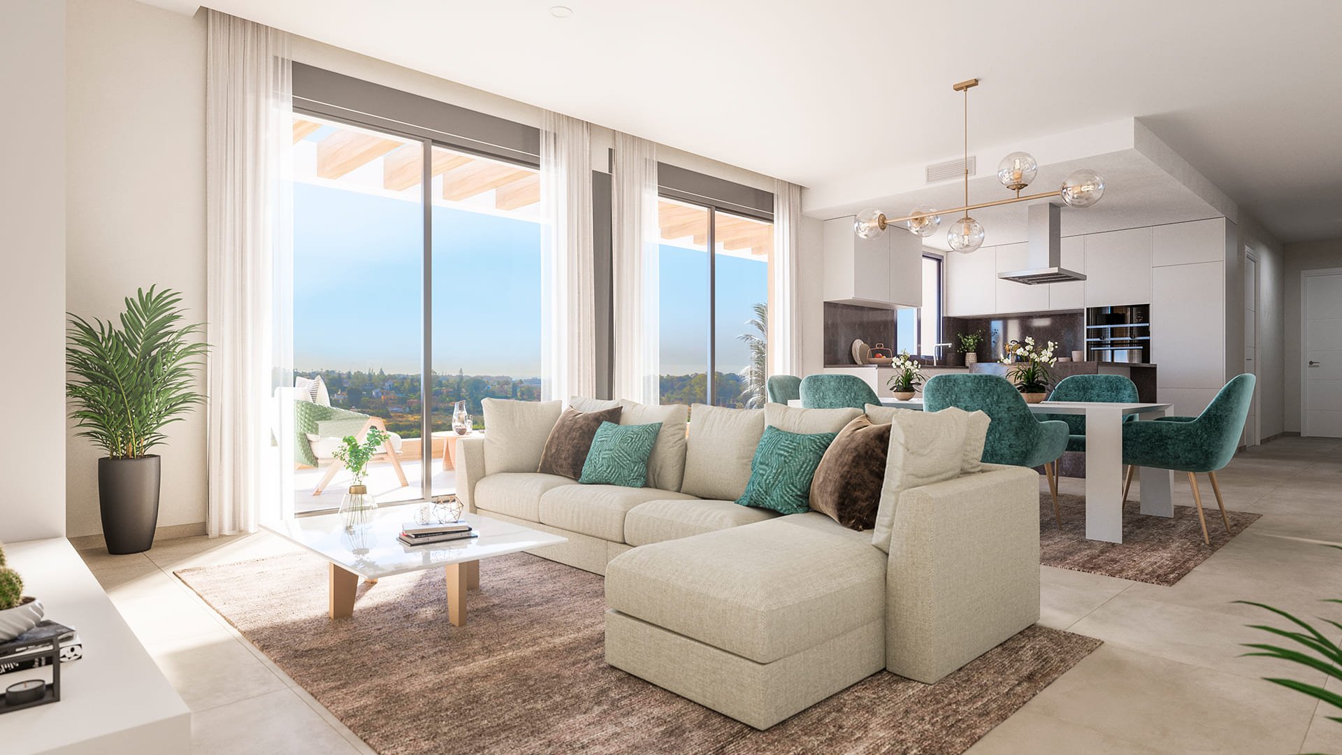 Bungalow a Estepona, Malaga, Spagna 2 camere da letto, 131 mq. N° 135429