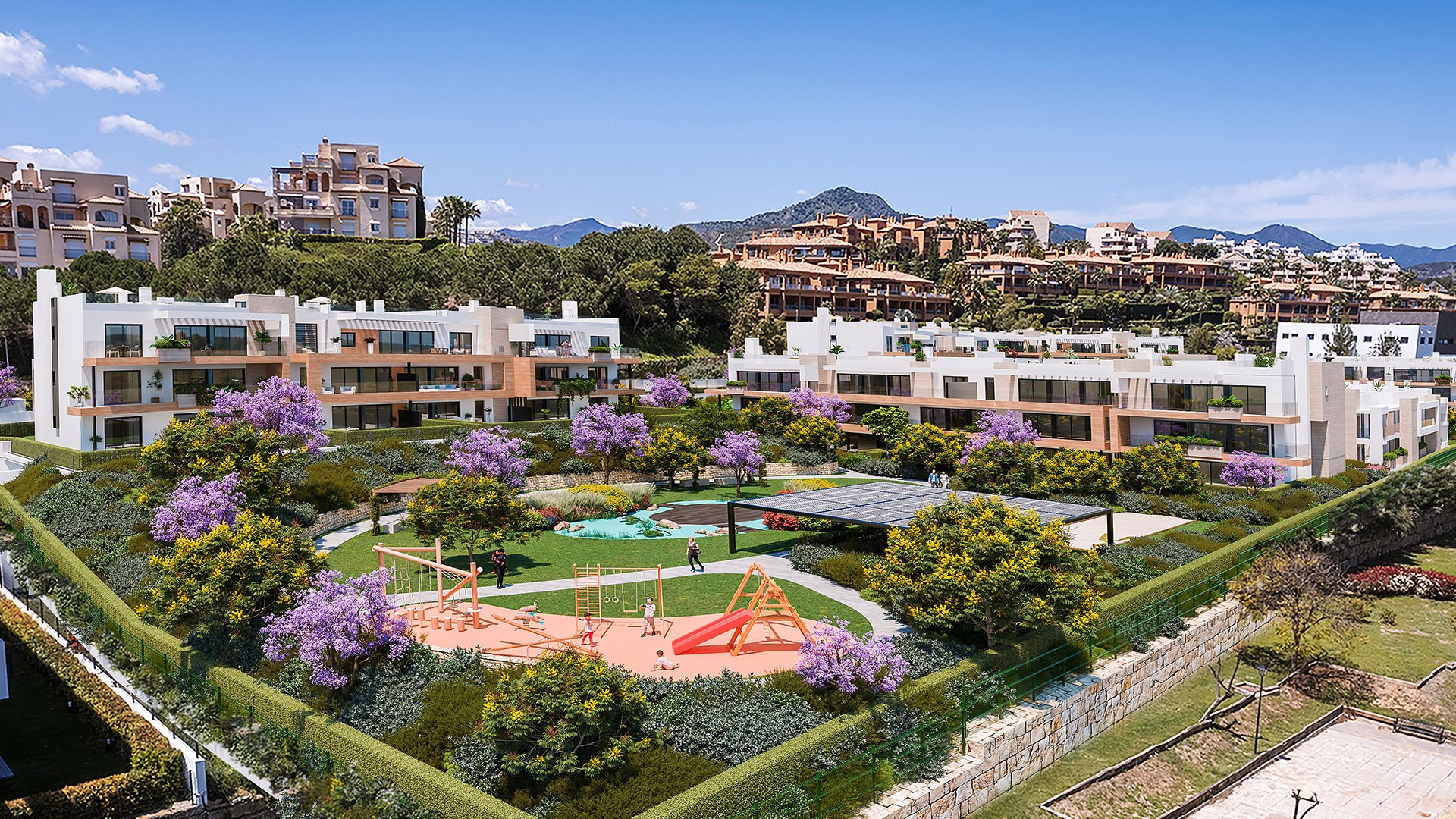 Bungalow a Estepona, Malaga, Spagna 2 camere da letto, 131 mq. N° 135429