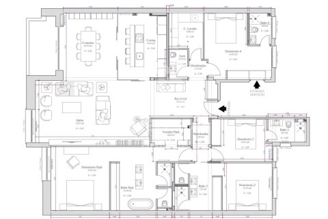 Huoneisto myytävänä Madrid, Espanja, 4 makuuhuonetta, 302 m2 No. 157810 - kuva 18