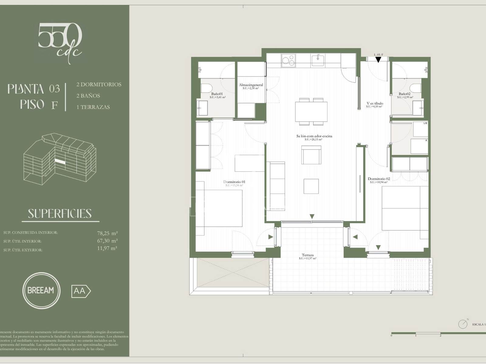 Huoneisto Barcelona, Espanja 2 makuuhuonetta, 78 m2 No. 192639