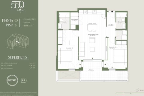 Apartment for sale in Barcelona, Spain 2 bedrooms, 78 sq.m. No. 192639 - photo 16