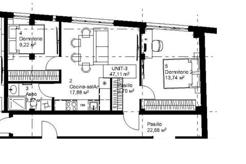 Apartment for sale in Relleu, Alicante, Spain 2 bedrooms, 47 sq.m. No. 195379 - photo 11