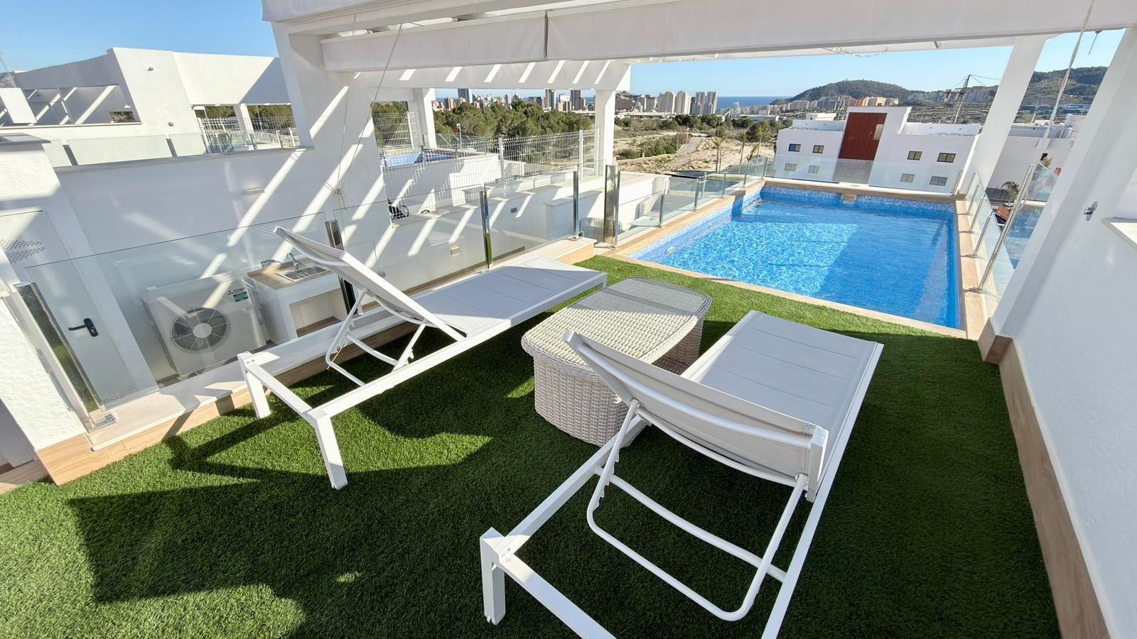 Bungalow i Finestrat, Alicante, Spanien 2 sovrum, 122 kvm. Nr. 165885