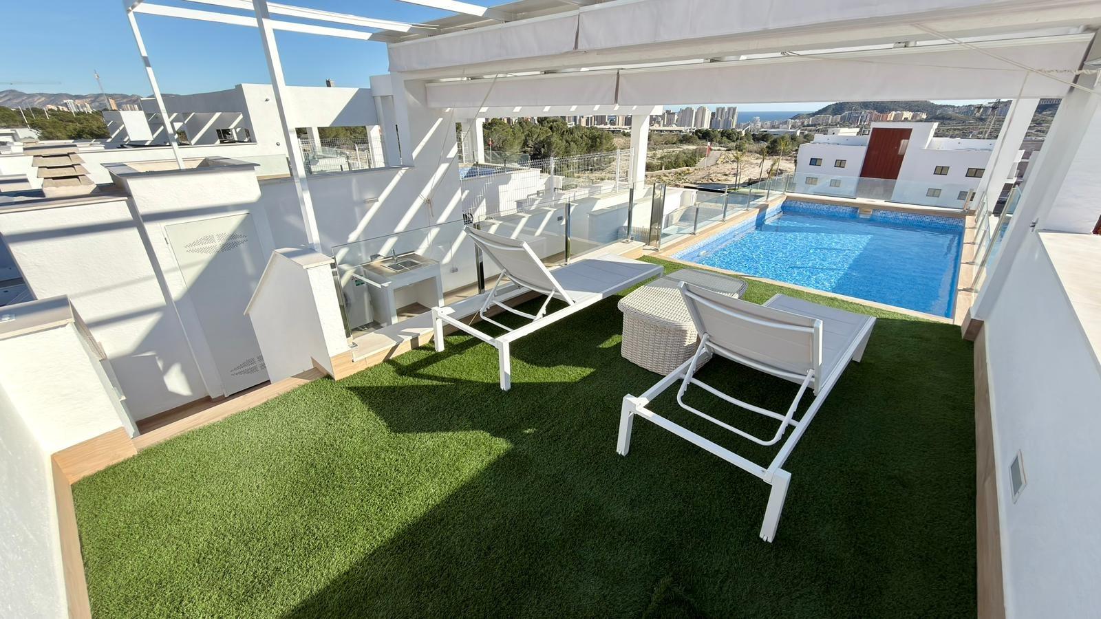 Bungalow i Finestrat, Alicante, Spanien 2 sovrum, 122 kvm. Nr. 165885