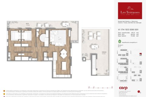 Lägenhet till salu i Sant Boi de Llobregat, Barcelona, Spanien 3 sovrum, 115 kvm. Nr. 160778 - foto 14