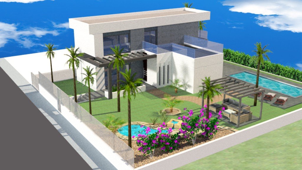 Villa en Polop, Alicante, España 3 dormitorios, 150 m2 No. 145053
