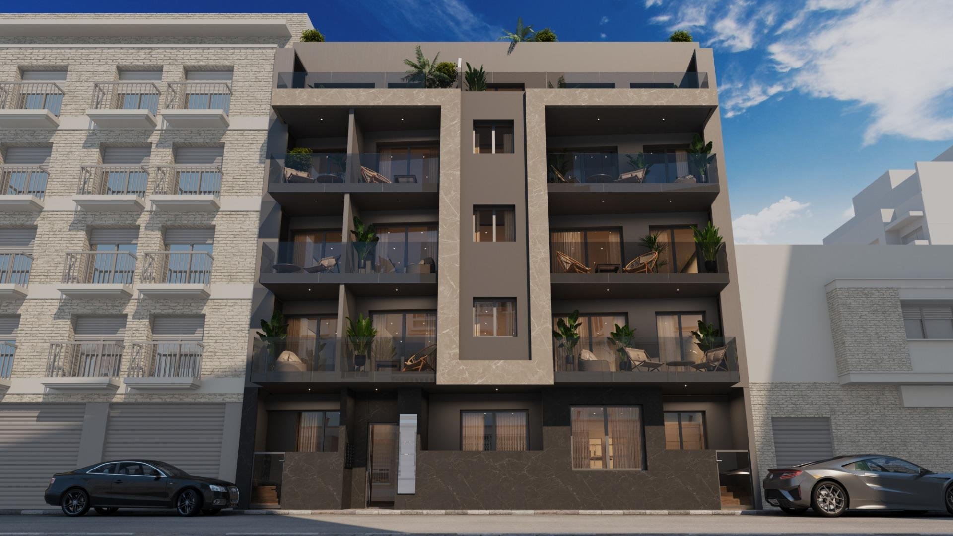 Квартира в Торревьеха, Аликанте, Испания 2 спальни, 93м2 №149908