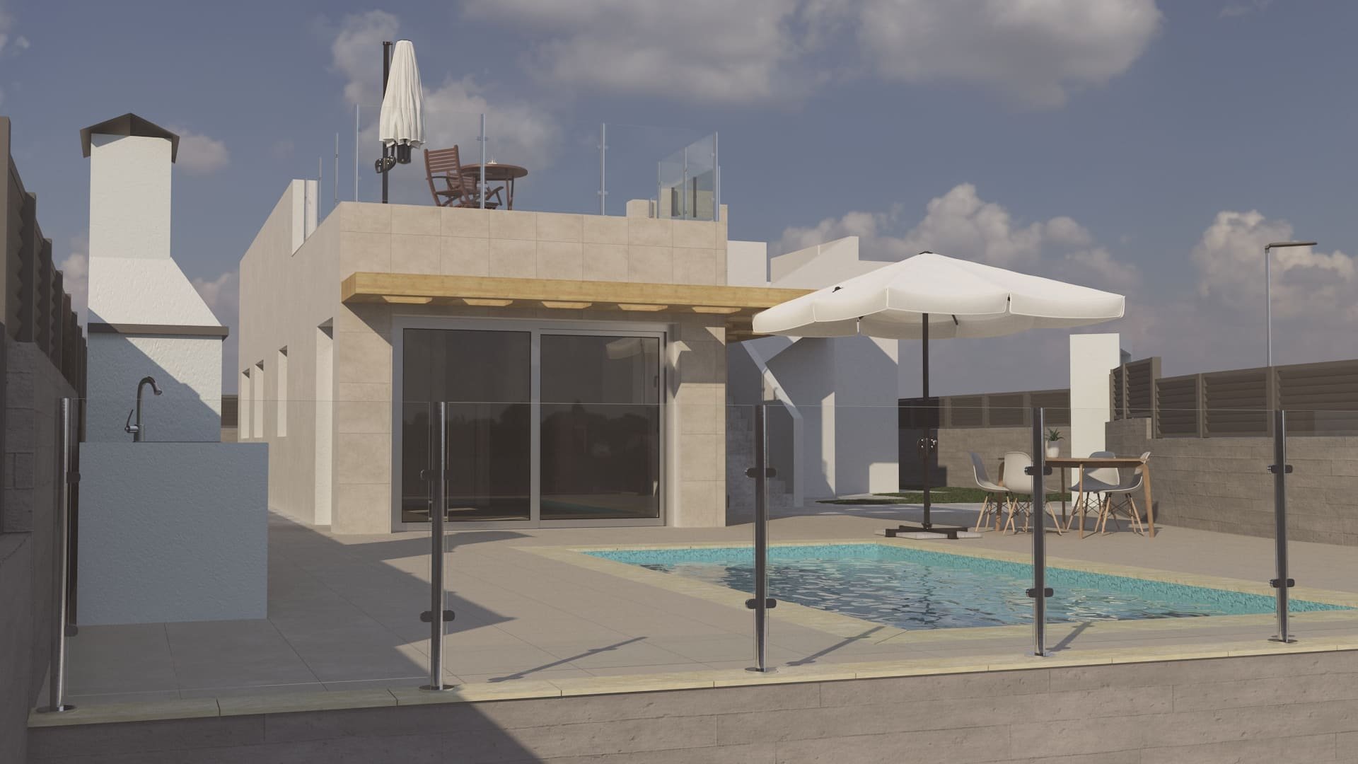 Villa in Polop, Alicante, Spain 3 bedrooms, 100 sq.m. No. 154654