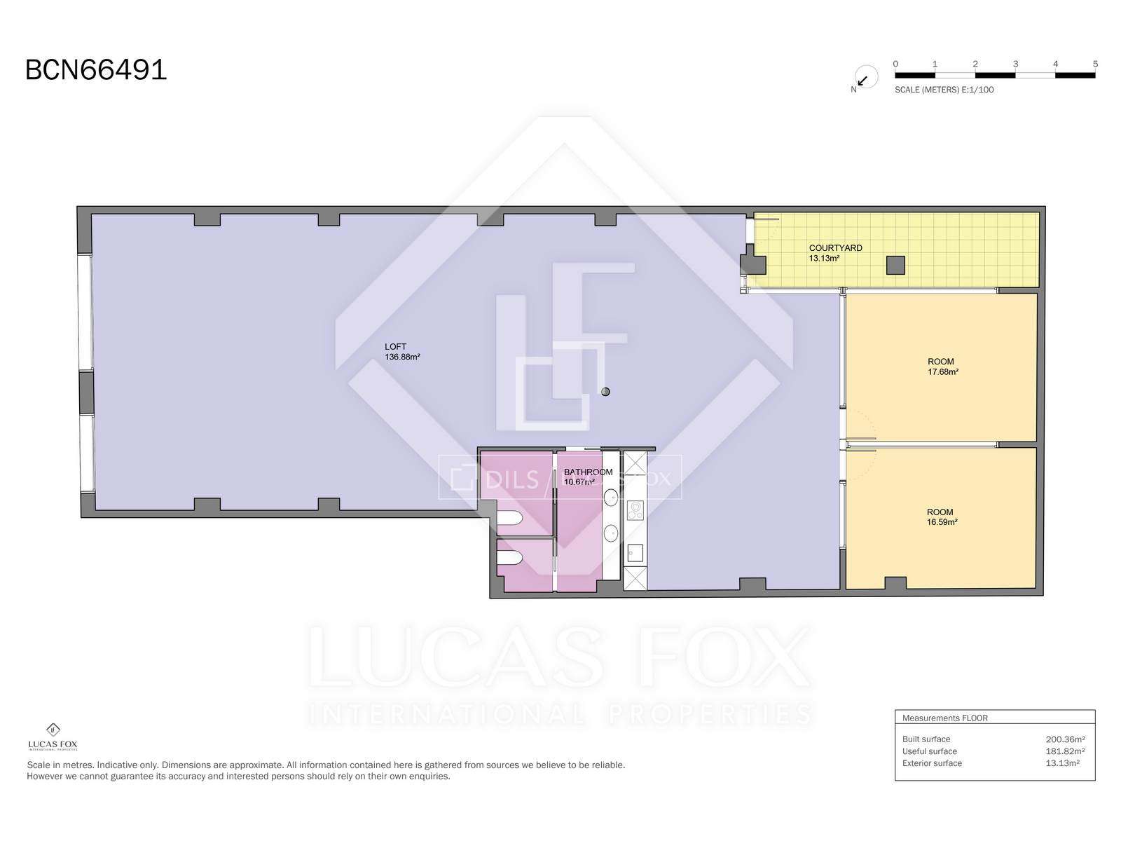 Wohnung in Barcelona, Spanien 200 m2 Nr. 161462