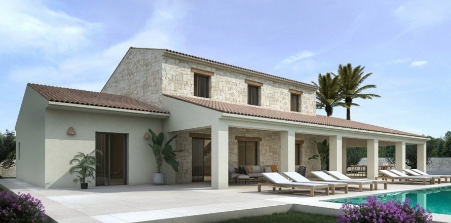 Villa Moraira, Alicante, Spain 4 bedrooms, 346 sq.m. No. 116645