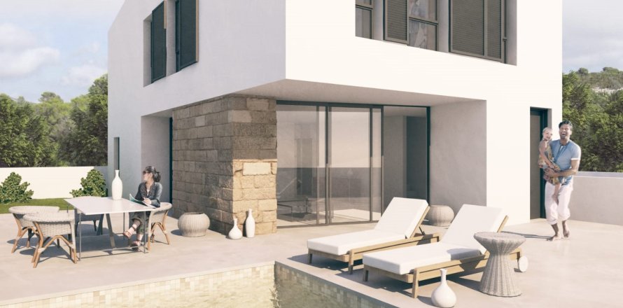 Вилла в Сын Серра де Марина, Майорка, Испания 4 спальни, 188м2 №140595