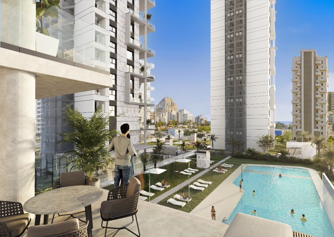 Penthäuser in Calpe, Alicante, Spanien 3 Schlafzimmer, 125 m2 Nr. 151126