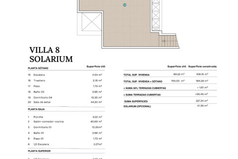 Huvila myytävänä Polop, Alicante, Espanja, 4 makuuhuonetta, 208 m2 No. 135086 - kuva 13