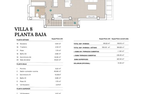 Huvila myytävänä Polop, Alicante, Espanja, 4 makuuhuonetta, 208 m2 No. 135086 - kuva 11