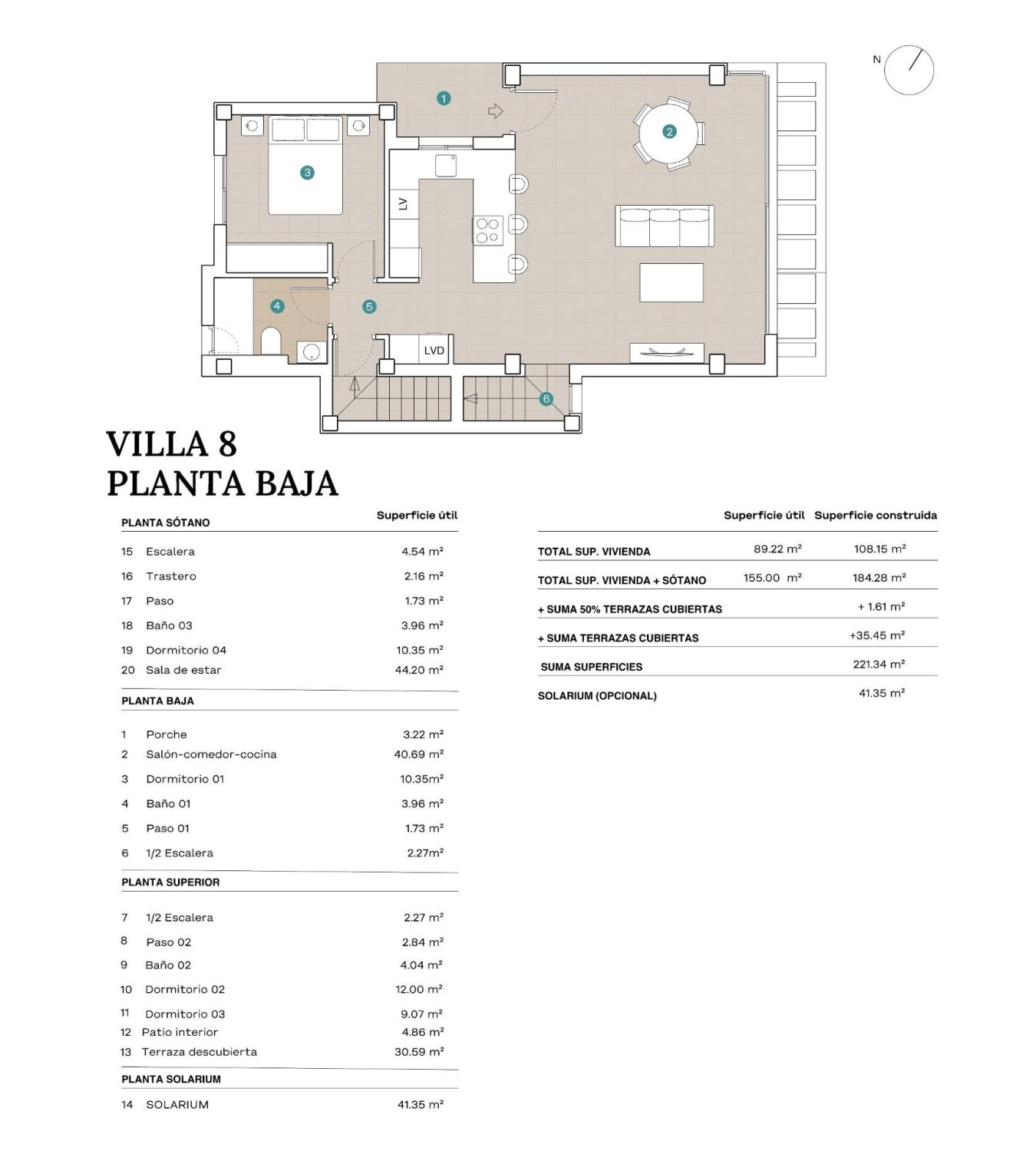 Villa in Polop, Alicante, Spanien 4 Schlafzimmer, 217 m2 Nr. 135086