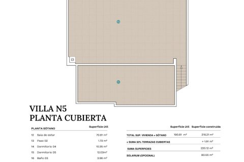 Villa till salu Polop, Alicante, Spanien 5 sovrum, 208 kvm. Nr. 135087 - foto 13