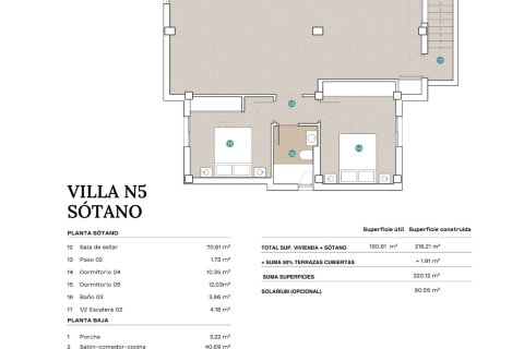 Villa till salu Polop, Alicante, Spanien 5 sovrum, 208 kvm. Nr. 135087 - foto 11