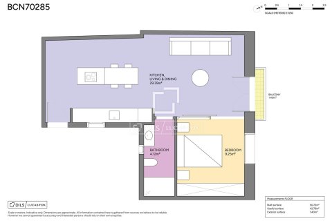Huoneisto myytävänä Barcelona, Espanja, 1 makuuhuone, 42 m2 No. 192806 - kuva 21