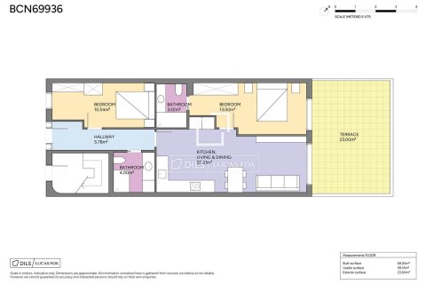 Huoneisto myytävänä Barcelona, Espanja, 2 makuuhuonetta, 69 m2 No. 192808 - kuva 25
