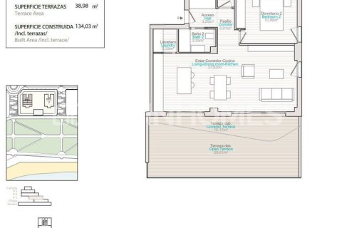 Продажа квартиры в Вильяхойоса, Аликанте, Испания 1 спальня, 46м2 №164510 - фото 8