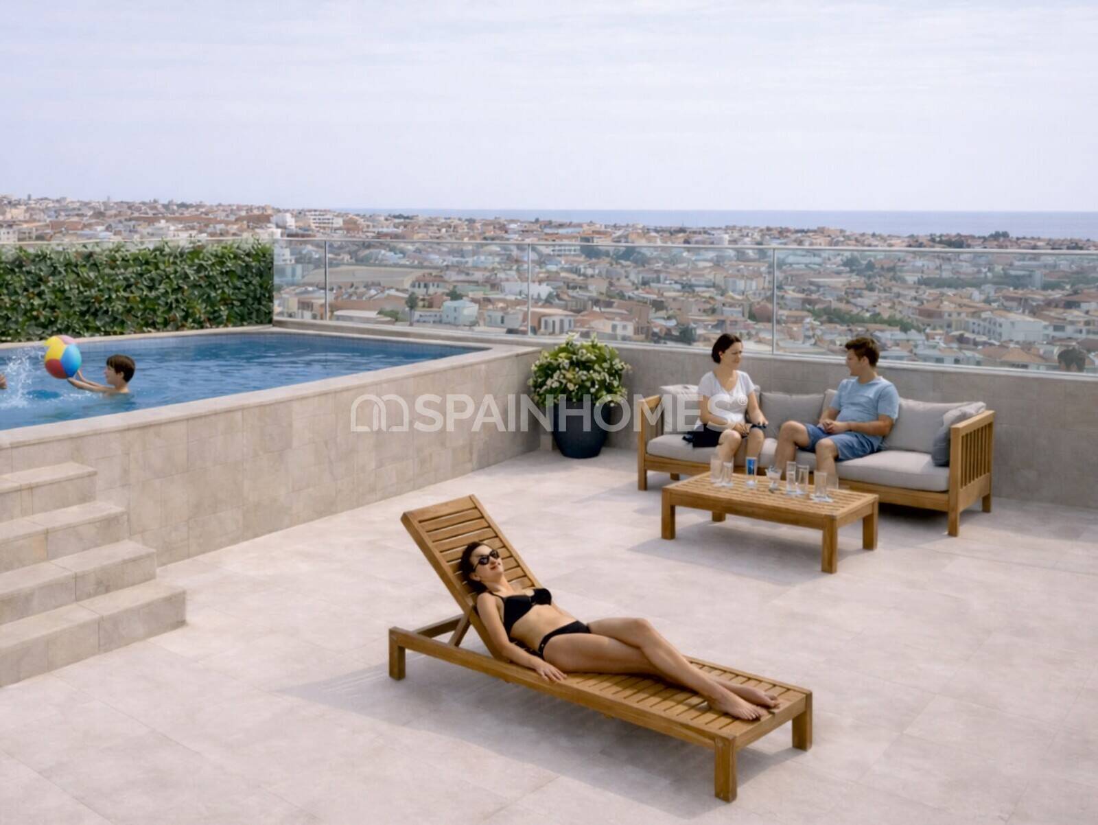 Квартира в Торревьеха, Аликанте, Испания 2 спальни, 79м2 №164508