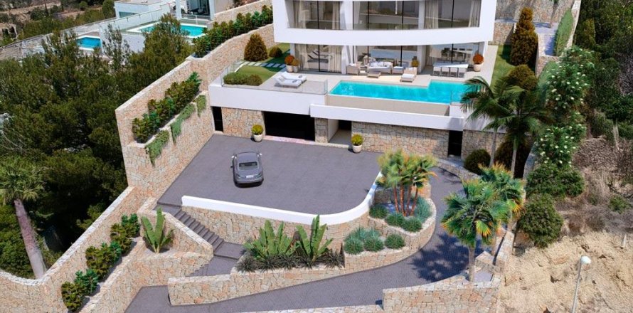 Villa i Calpe, Alicante, Spanien 4 sovrum, 335 kvm. Nr. 141366