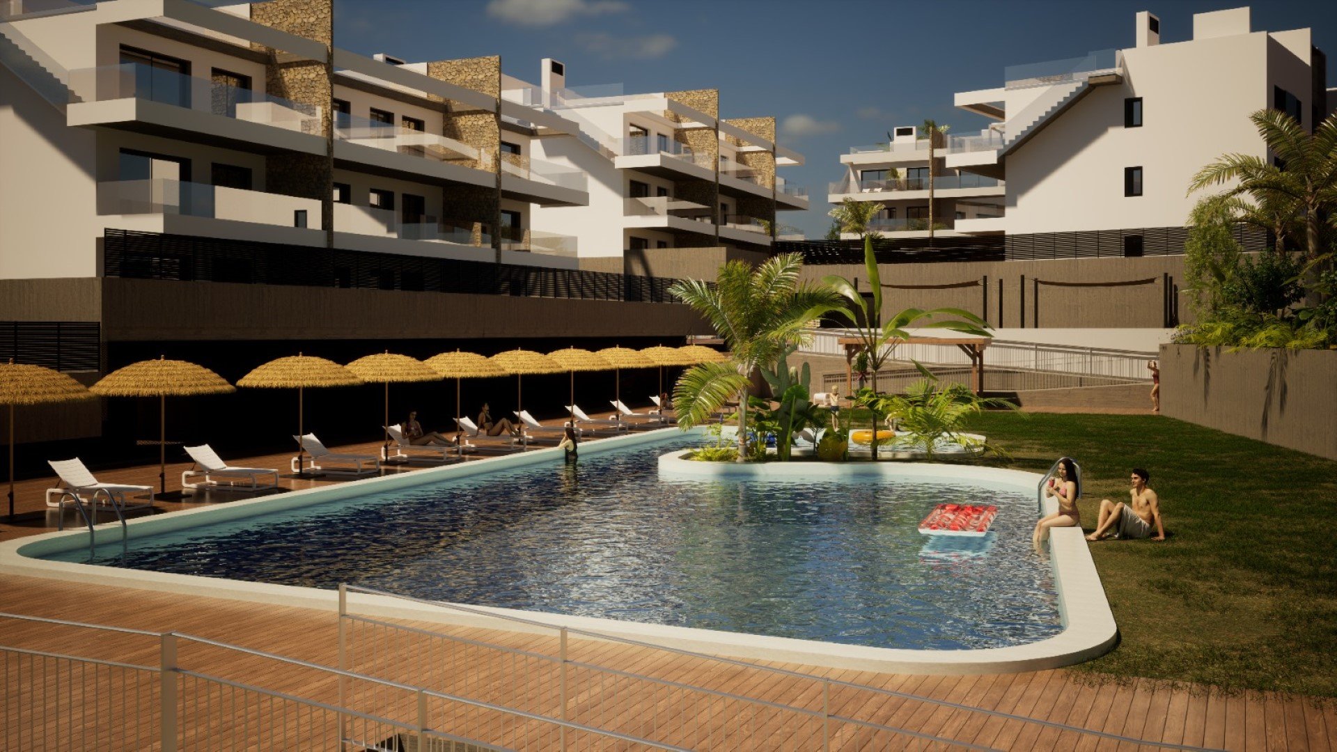 Lägenhet i Benidorm, Alicante, Spanien 2 sovrum, 73 kvm. Nr. 134128