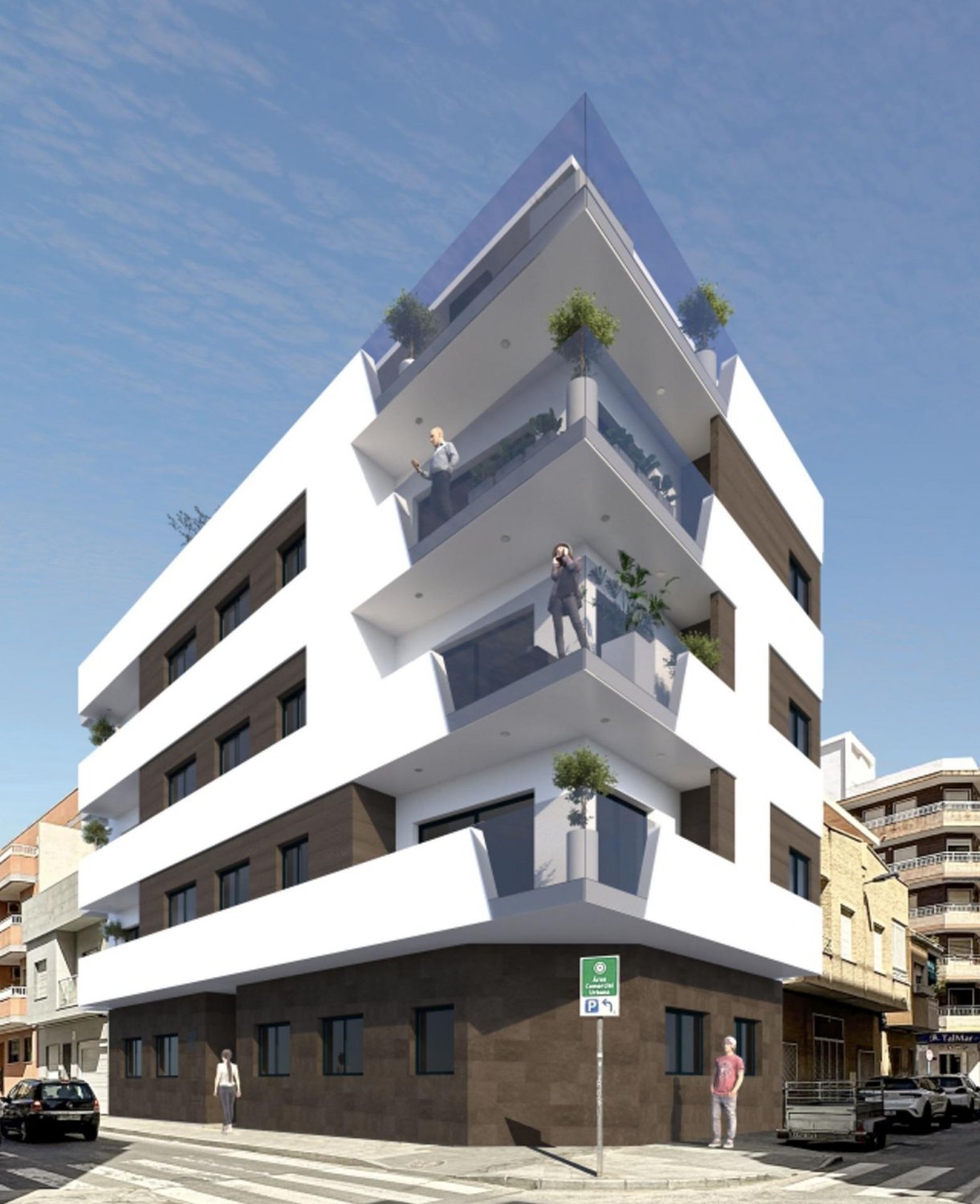 Penthouse w Torrevieja, Alicante, Hiszpania 3 sypialnie, 74 mkw. nr 111257