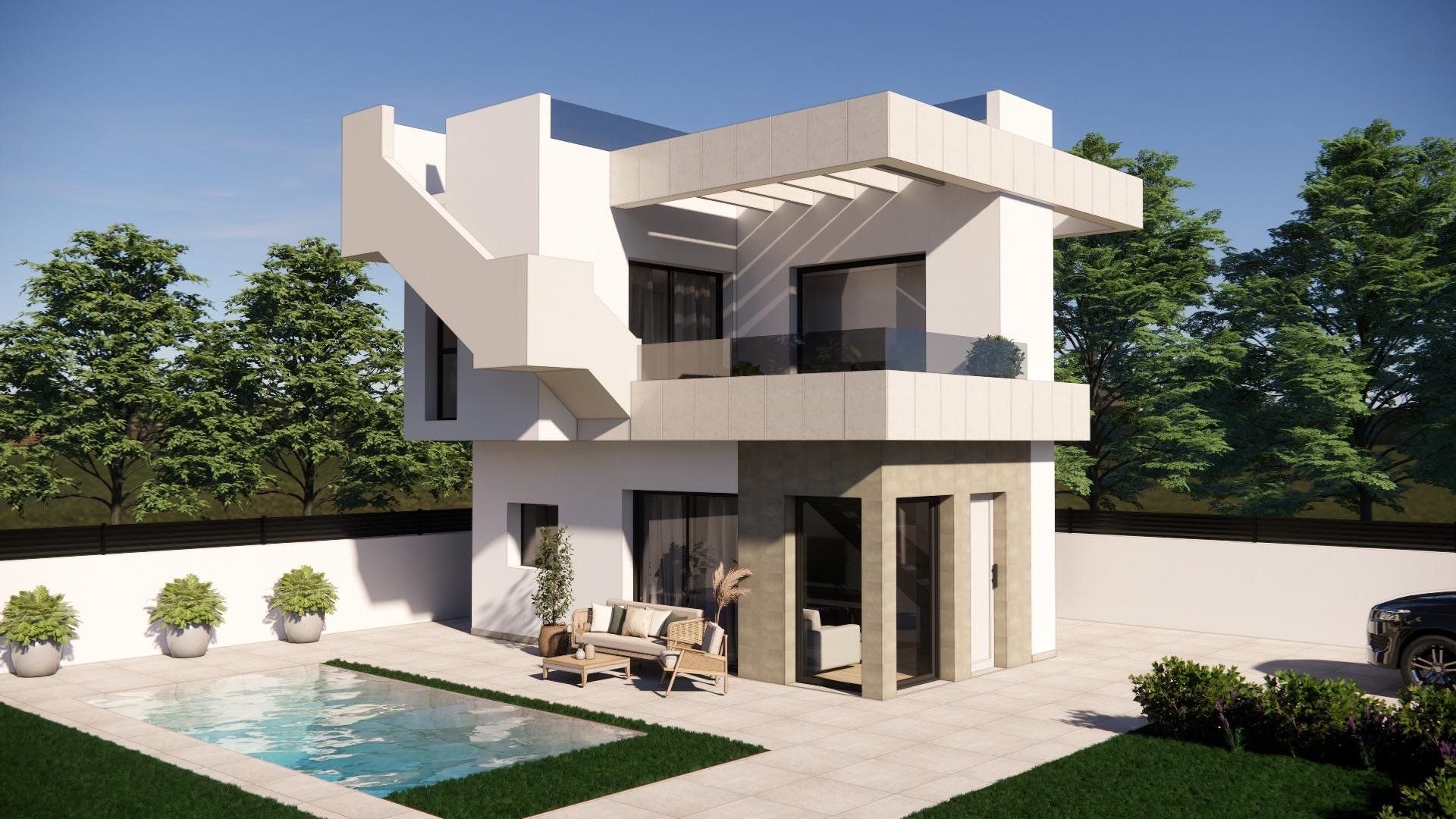 Villa a Los Montesinos, Alicante, Spagna 3 camere da letto, 90 mq. N° 111248