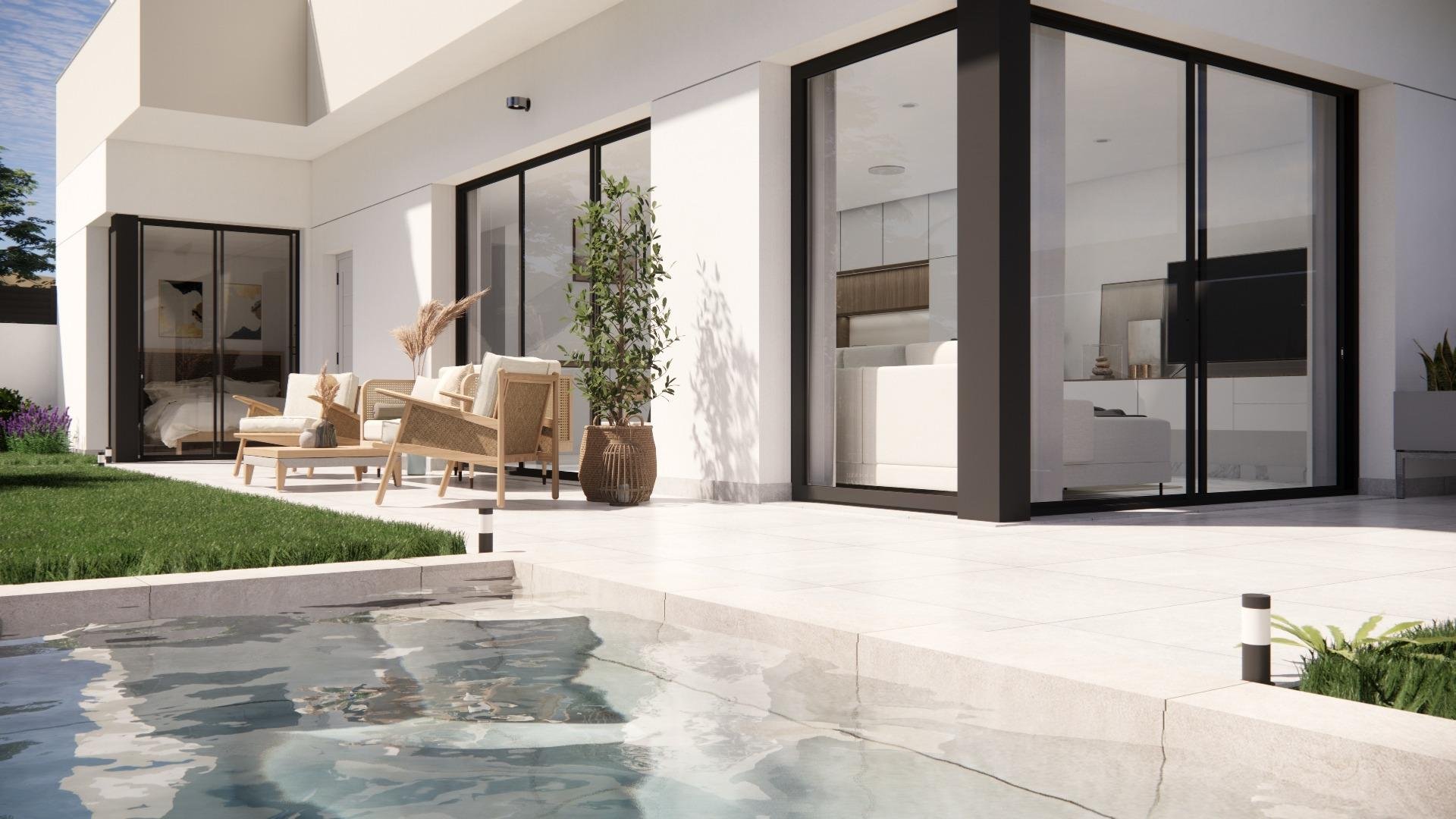 Villa a Los Montesinos, Alicante, Spagna 3 camere da letto, 90 mq. N° 111248