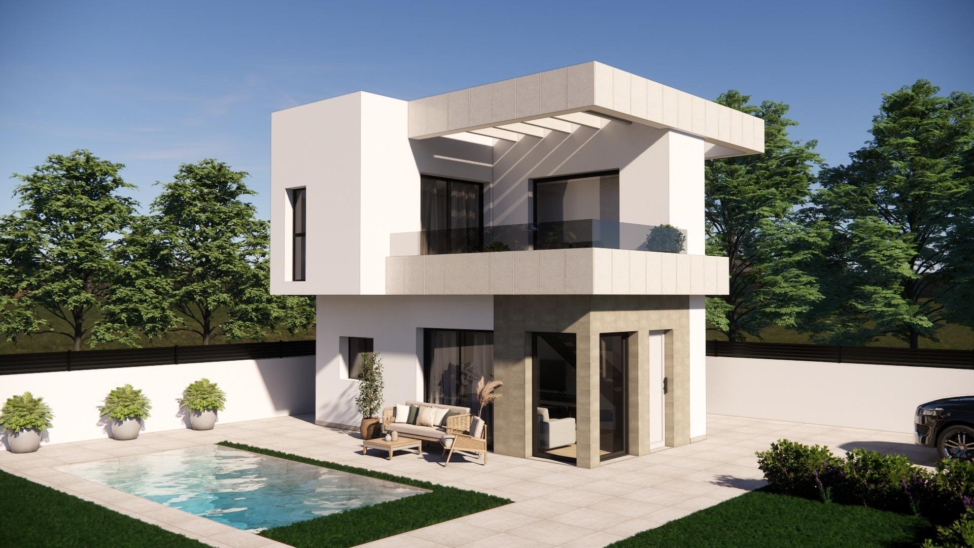 Villa a Los Montesinos, Alicante, Spagna 3 camere da letto, 90 mq. N° 111248