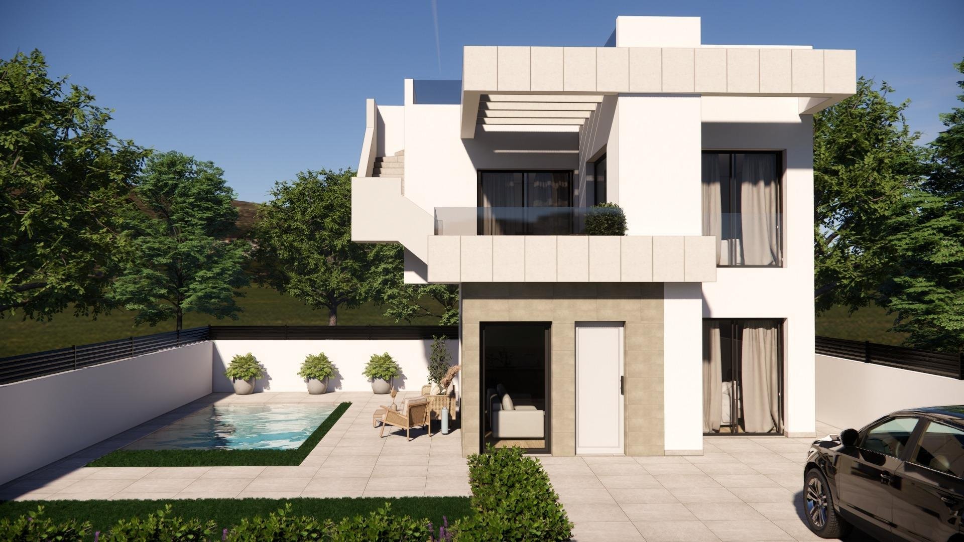 Villa a Los Montesinos, Alicante, Spagna 3 camere da letto, 90 mq. N° 111248